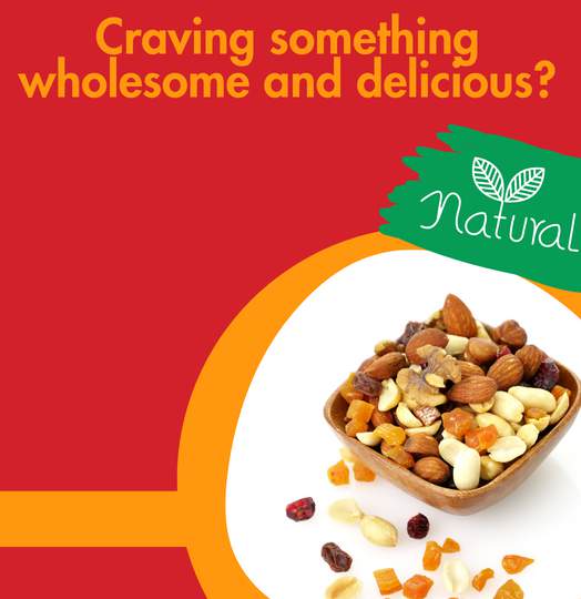 Healthy snack promo creative